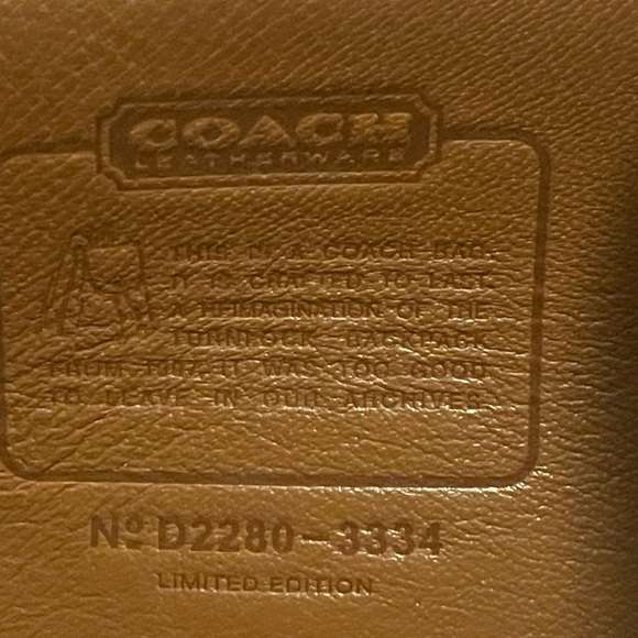 COACH Originals Glovetanned Leather Turnlock Backpack - Picture 8 of 8